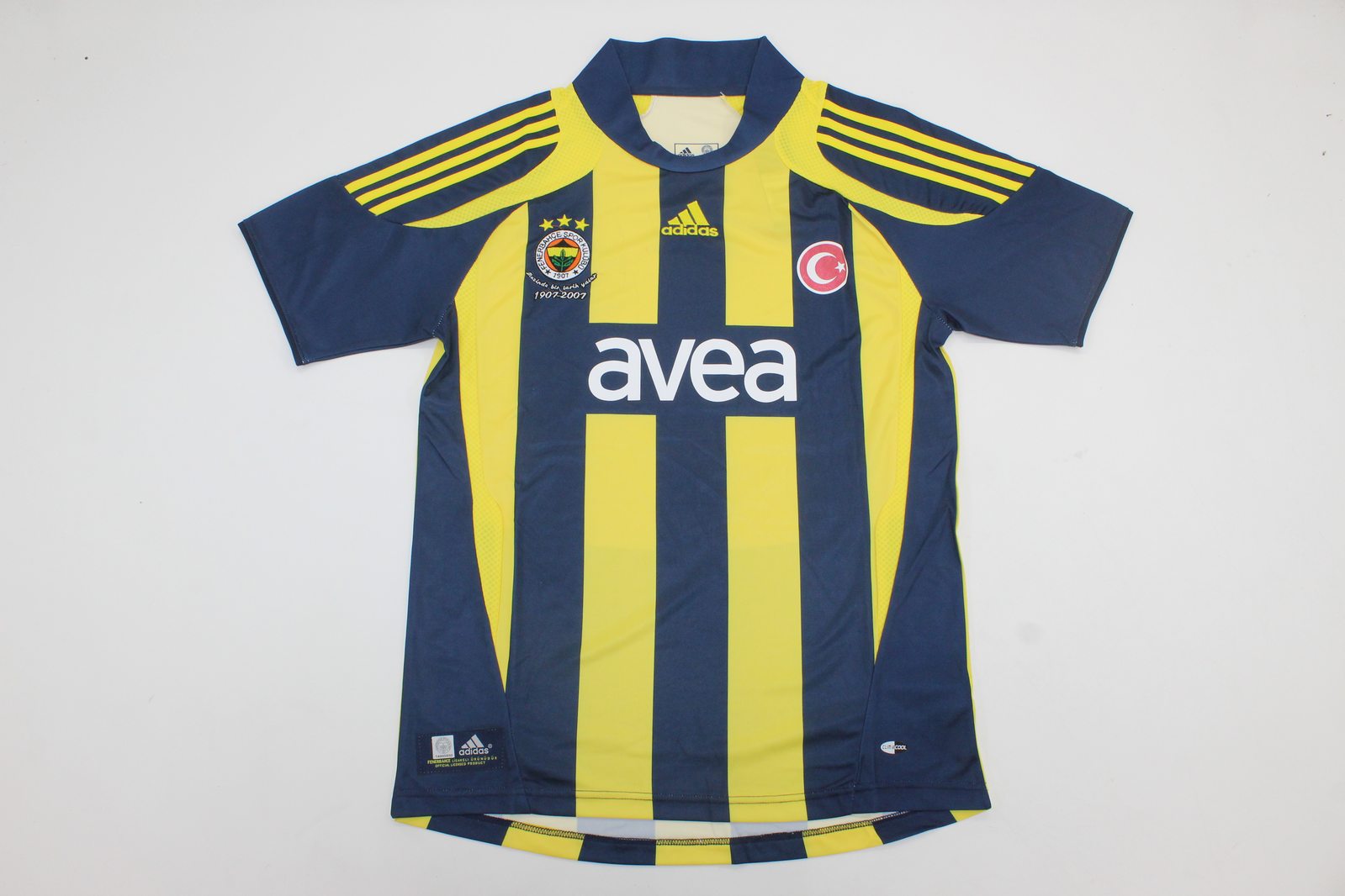 Fenerbahce 07-08 Retro Jersey home Alex #20