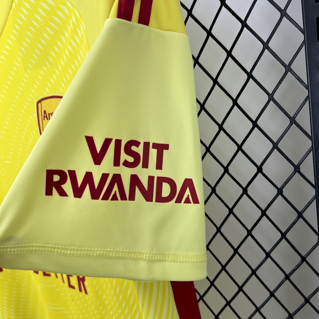 Arsenal 2025/26 Yellow goalkeeper Jersey