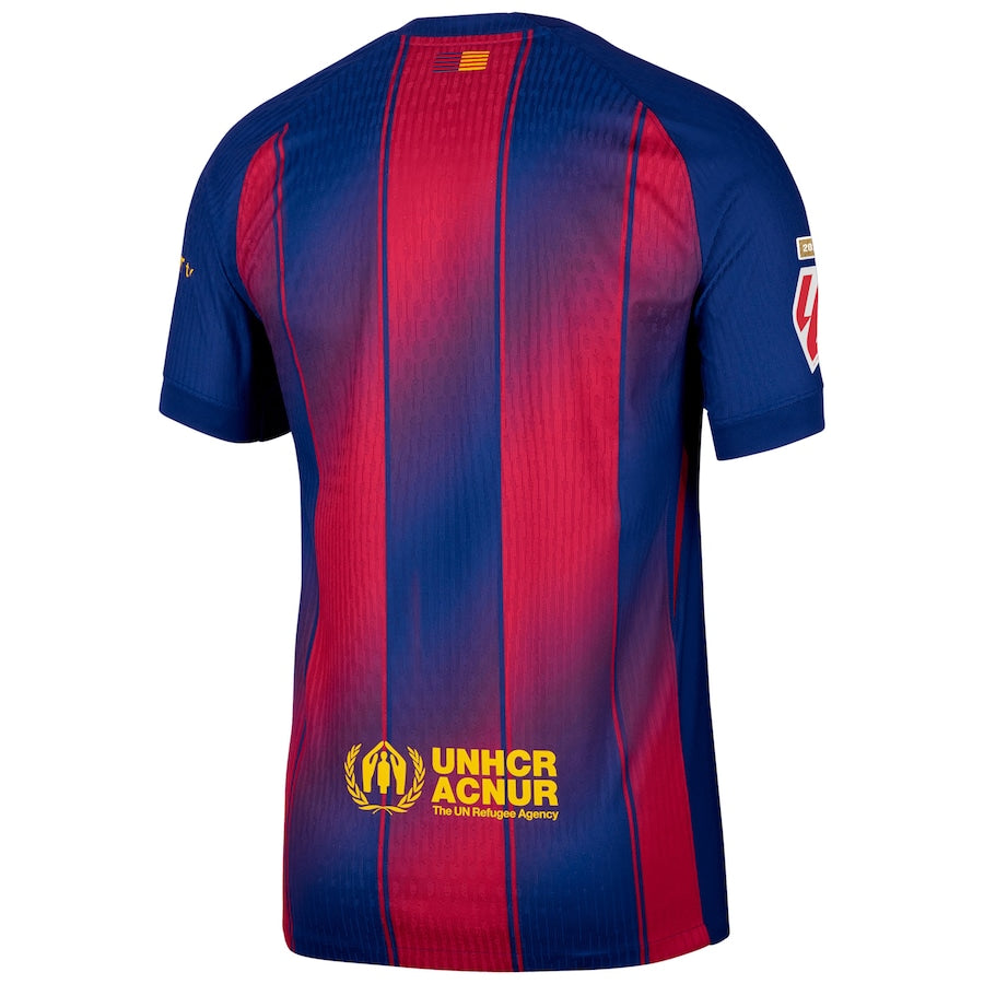 Barcelona 2025/26 Home Authentic Jersey with Patch - Slim Fit