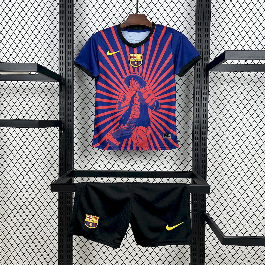 Barcelona 2025/26 - Kit Kids Monkey D. Luffy