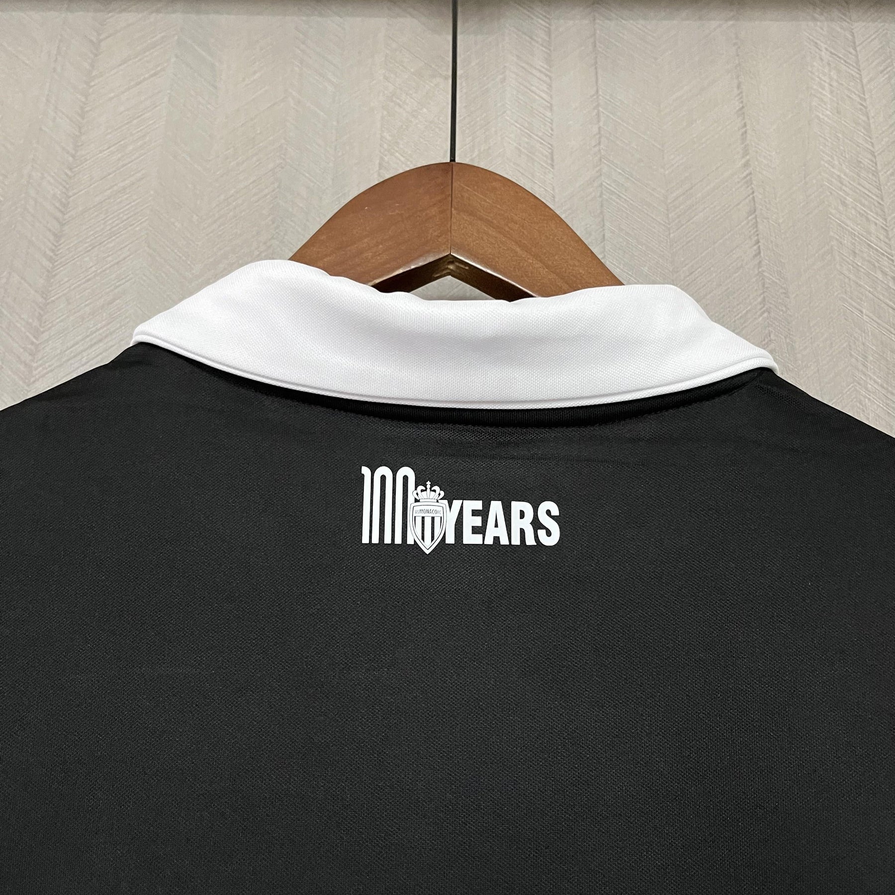 2025_26 AS Monaco 100th Anniversary Black Jersey