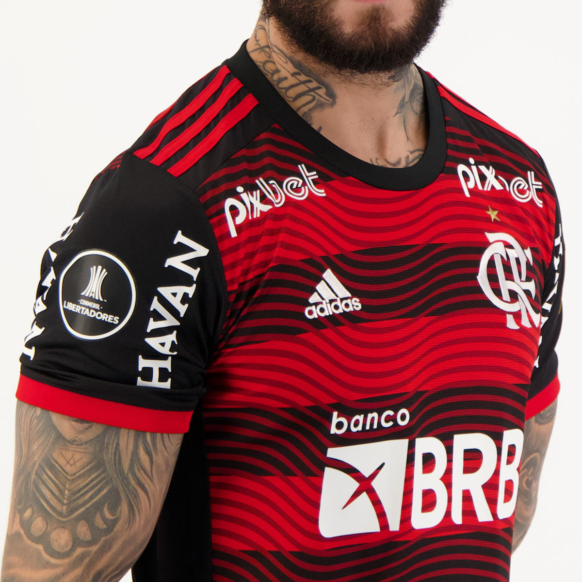 Camisa Retro Flamengo 2022 Home - Patch Libertadores