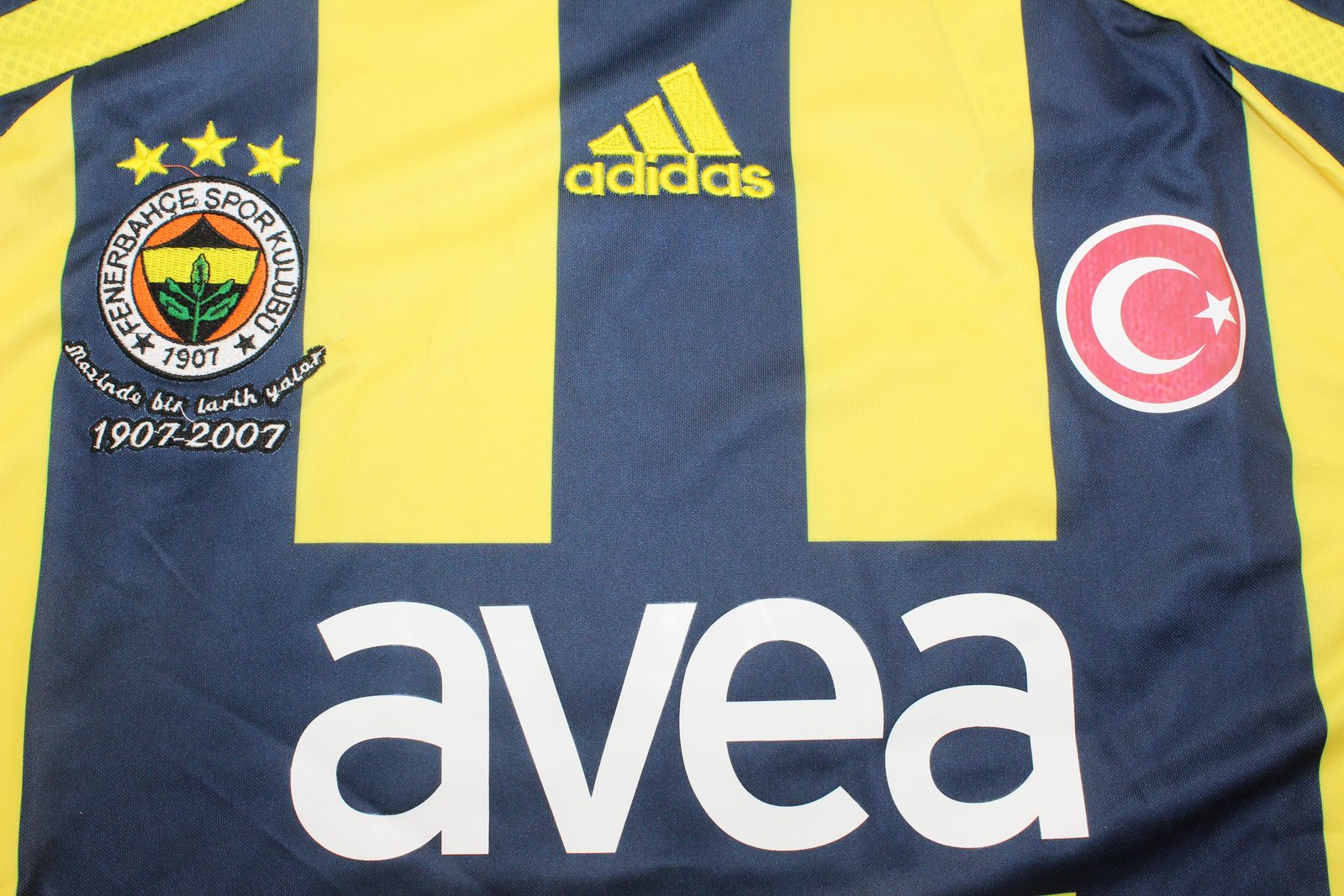 Fenerbahce 07-08 Retro Jersey home Alex #20