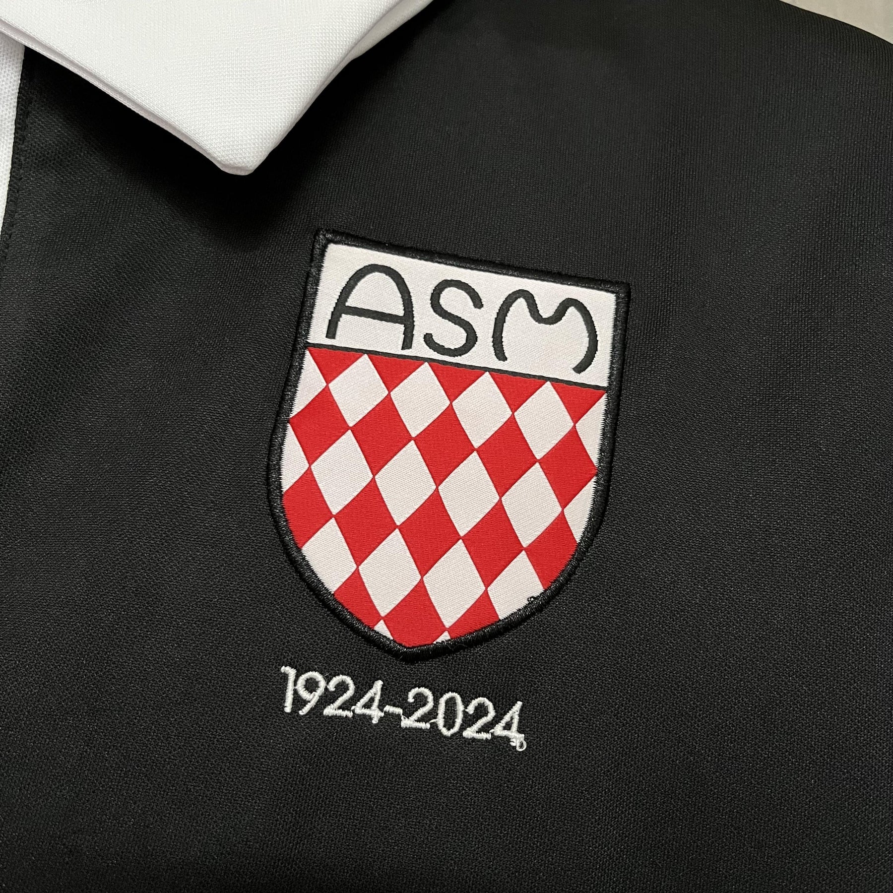 2025_26 AS Monaco 100th Anniversary Black Jersey
