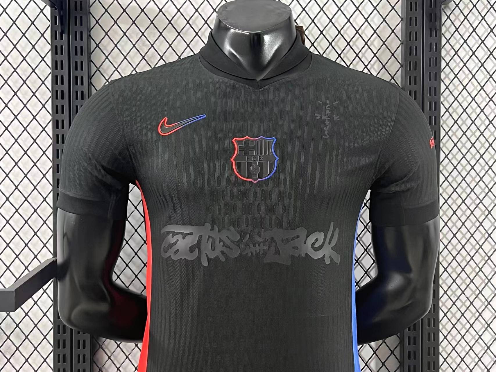 Barcelona Away 2025/26 - Travis Scott Collab Spotify Player Authentic - Slim Fit
