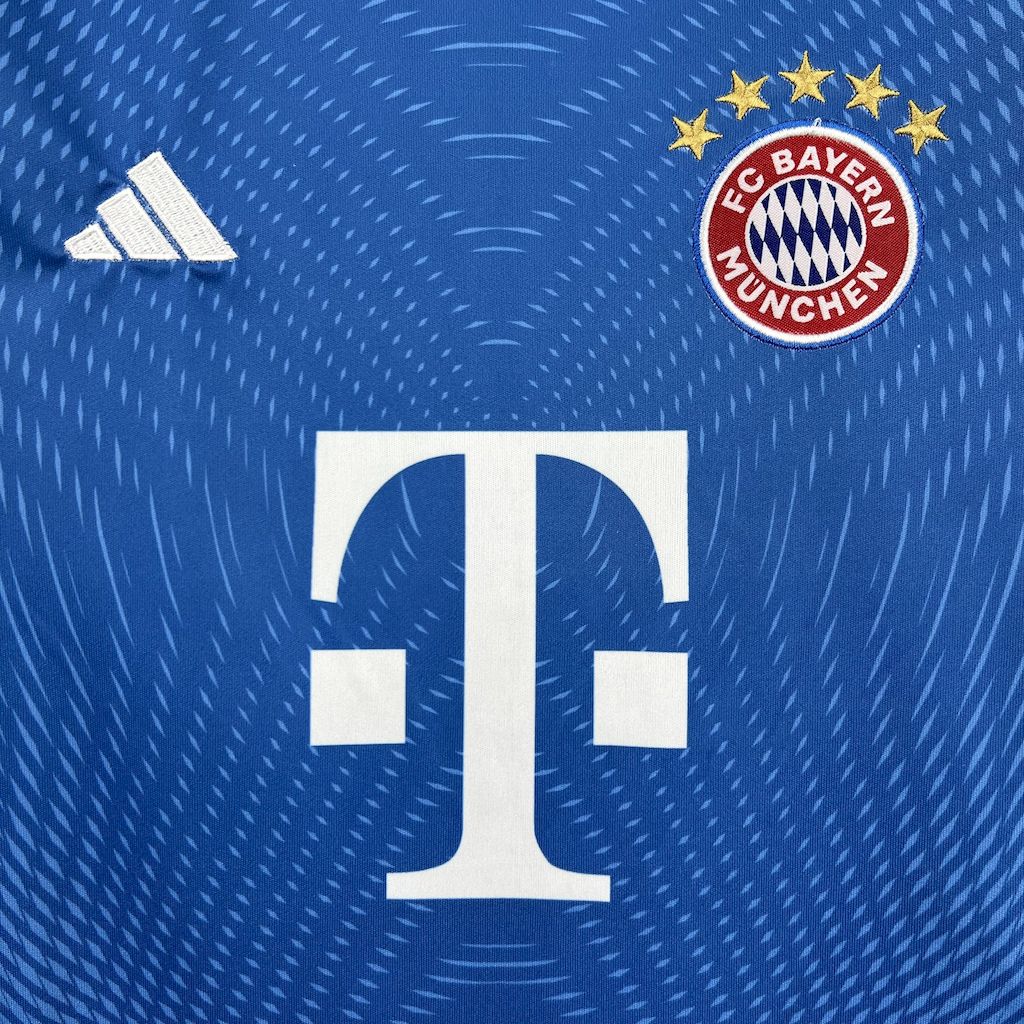 Bayern Munich 2025/26 Blue Goalkeeper Kids Kit