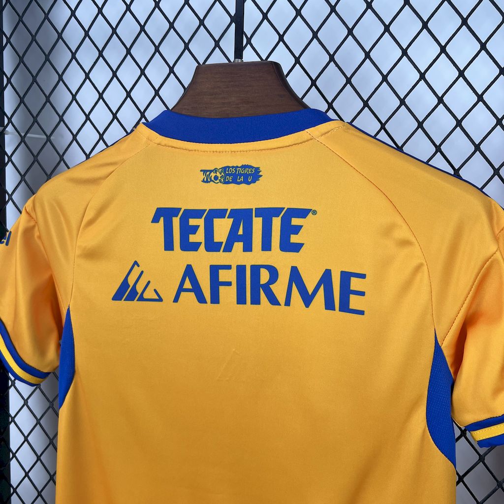 Tigres UANL 2025/26 Home Kids Kit