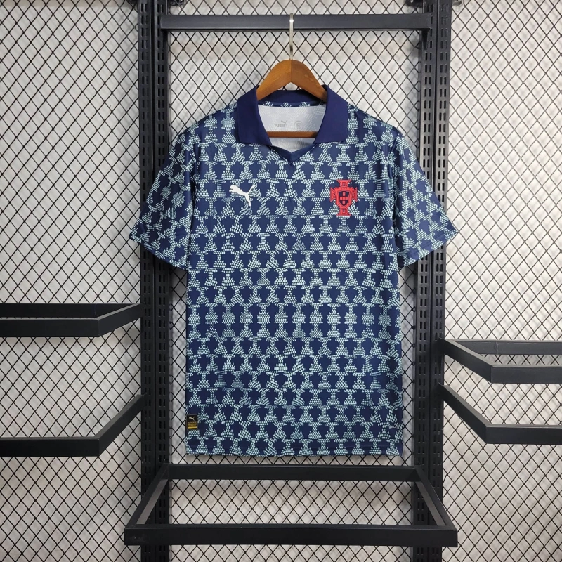 Portugal 25/26 Training Jersey - Navy Blue - Fan Version