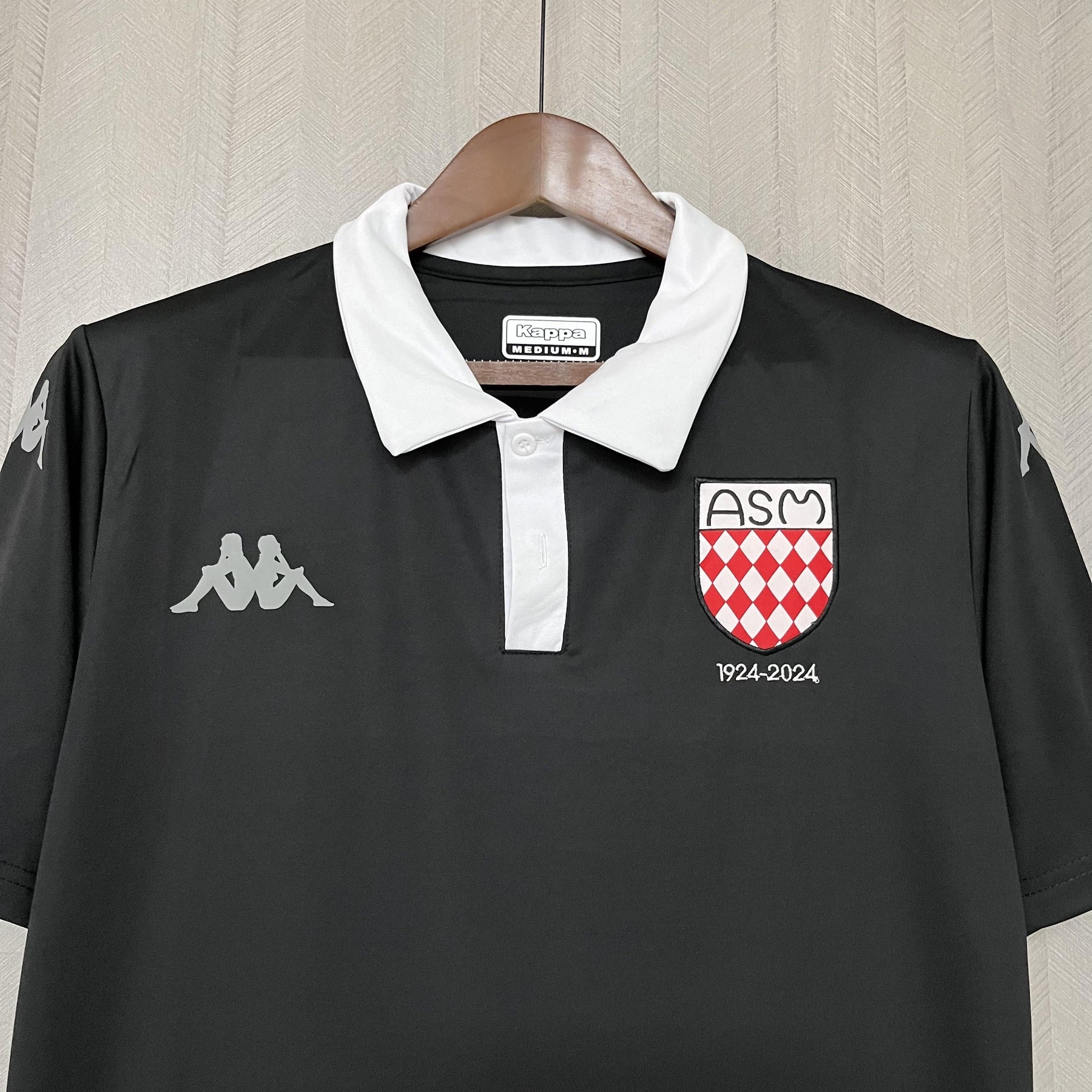 2025_26 AS Monaco 100th Anniversary Black Jersey