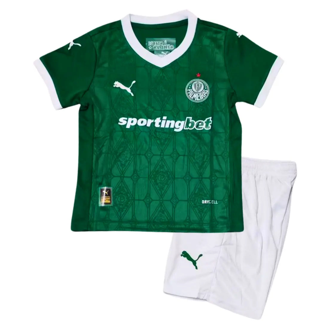 Palmeiras 2025/26 Home Kids Kit