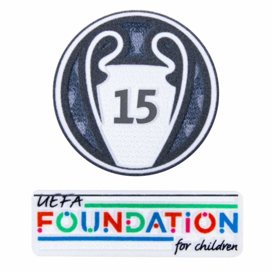 Real Madrid Mbappé 9 Home Fan Jersey 2024/25 Patches UCL UEFA Foundation (Official Printing)