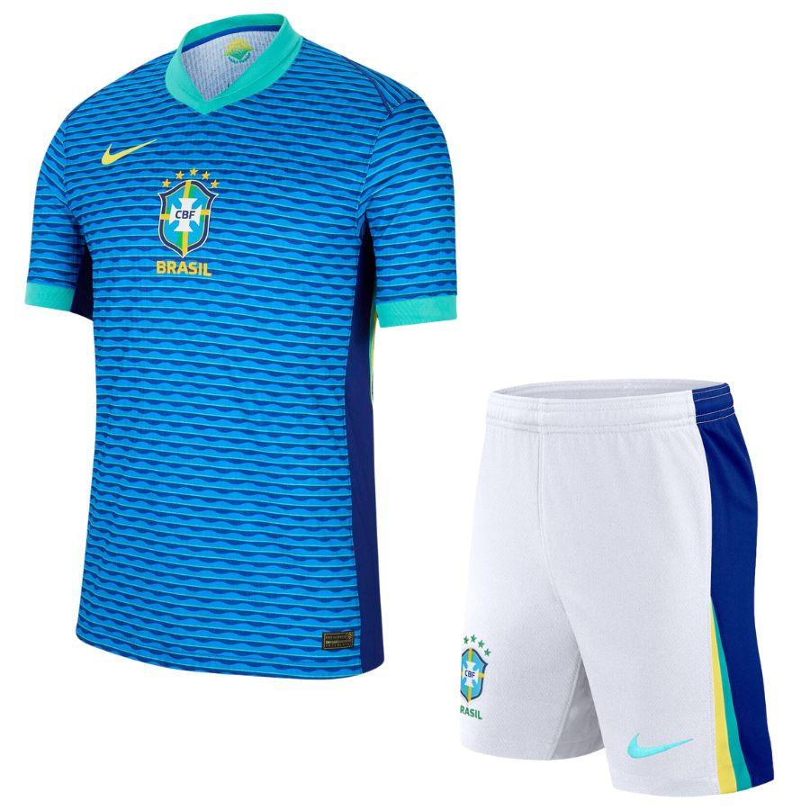 Kids KIT Brazil Away Jersey 2024/25
