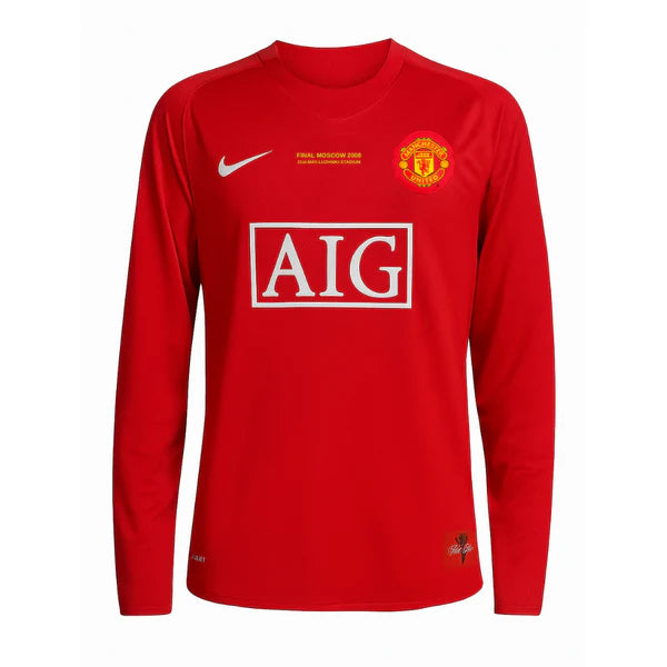Manchester United 2007/08 Long Sleeve Champions League Retro