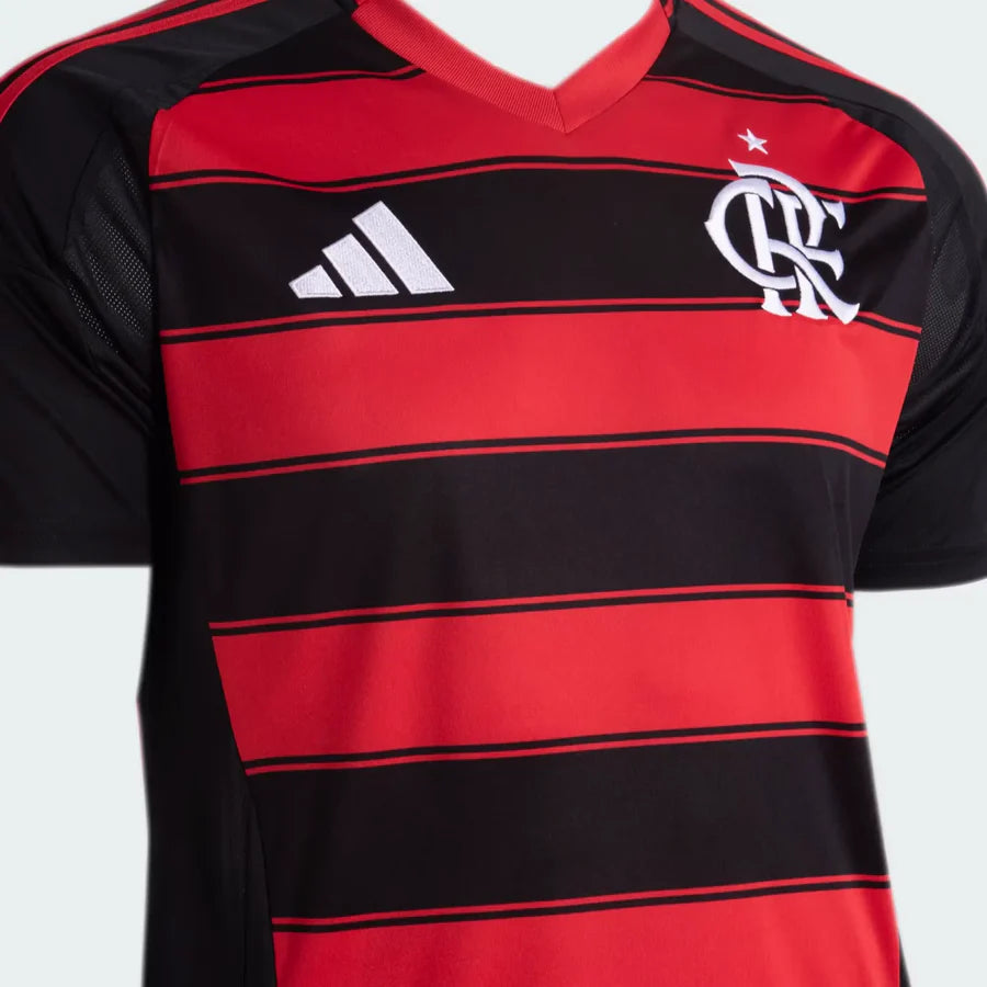 Camisa Adidas Flamengo 2025/26 I + Patch Mundial de Clubes