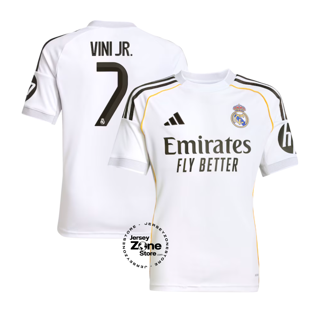 Real Madrid Home Jersey 2025/26 - Vini Jr. #7