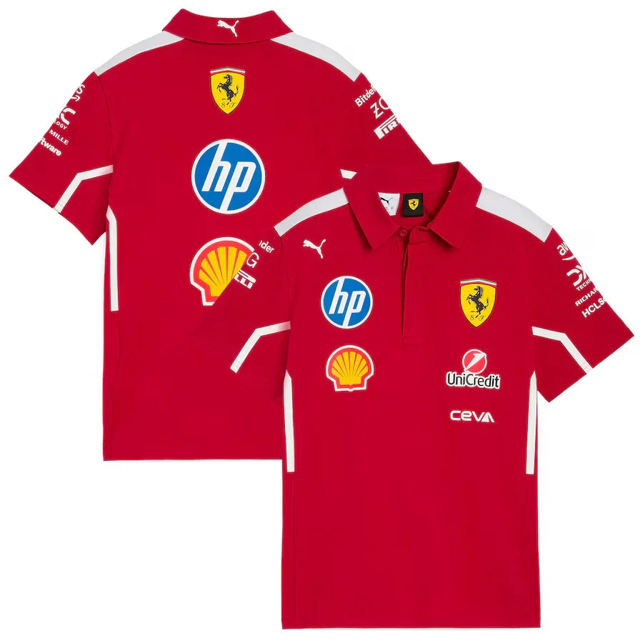 Scuderia Ferrari 2025 F1 Team Polo Formula 1 F1