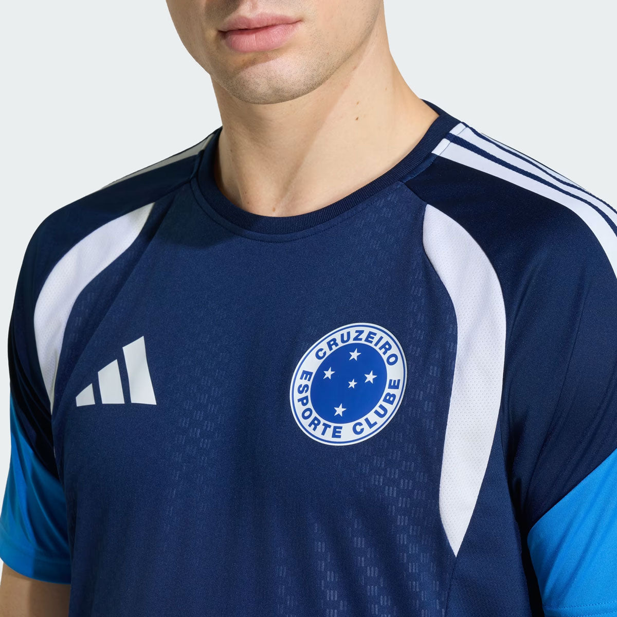 Camisa Adidas Cruzeiro Treino Comissão 2026 - Patrocínios