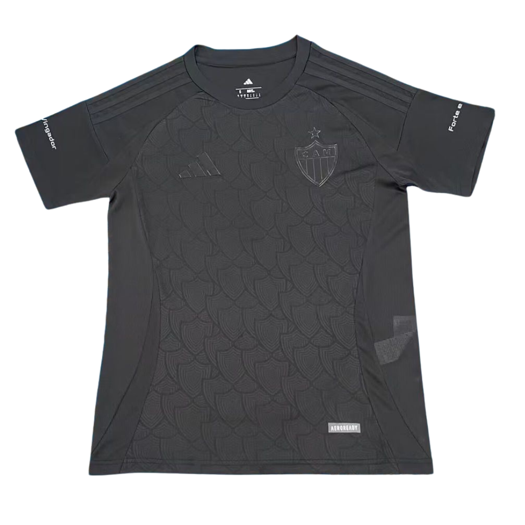 Camisa Atlético Mineiro All Black 2025/26 - Galo na Veia - All Sponsor