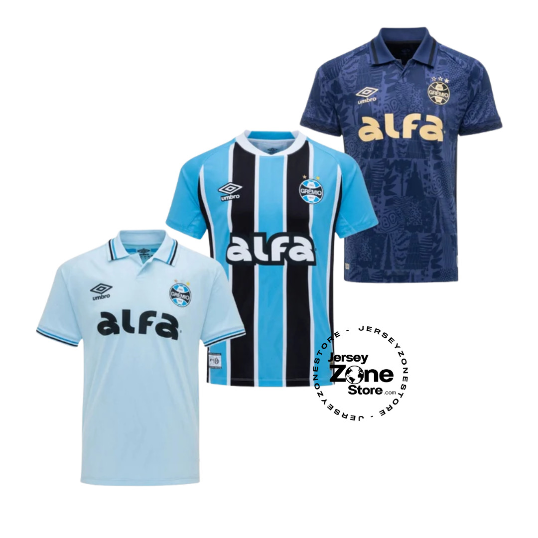 Gremio Home, Away e Third 2025/26 - Kit 3 - Fan Version
