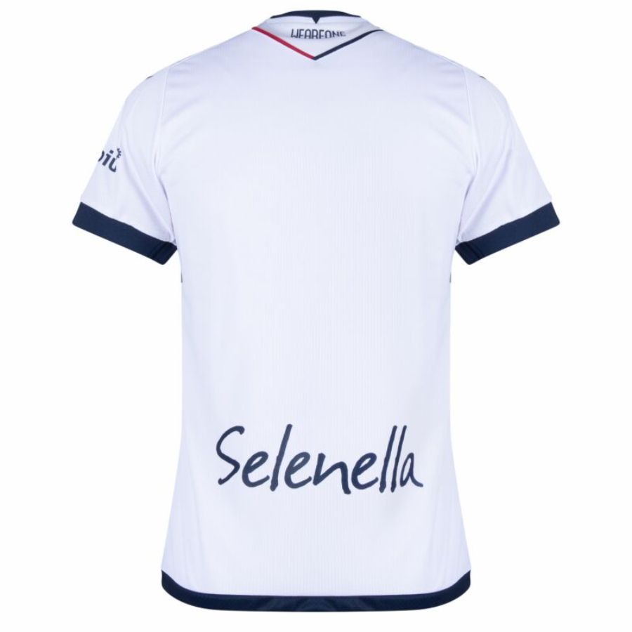 Bologna Away Fan Jersey 2024/25 Patches UCL UEFA Foundation (Official Printing)