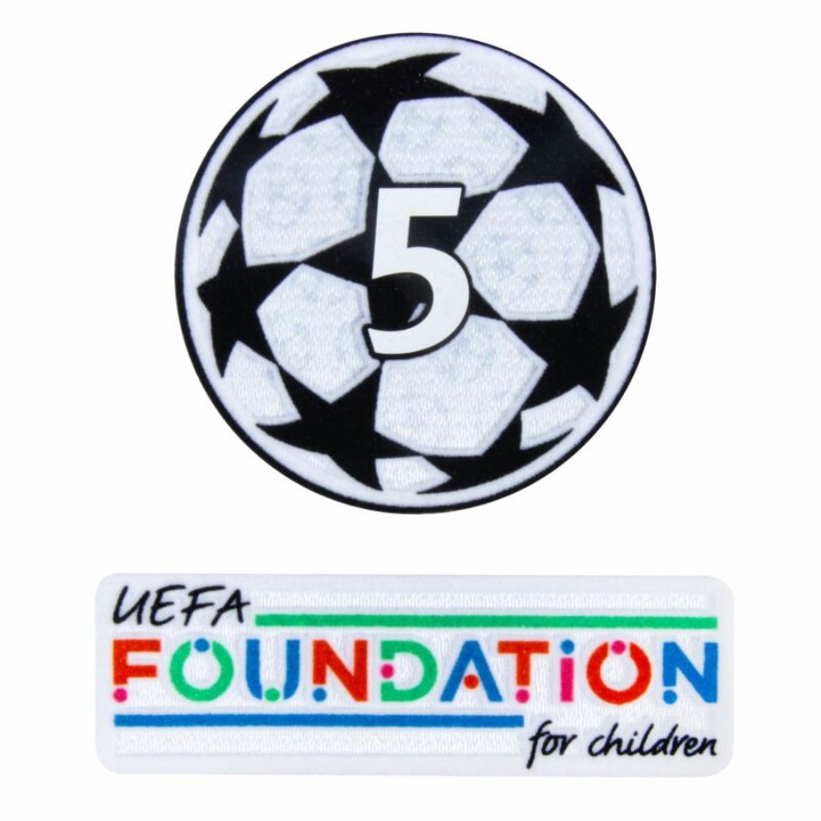 Barcelona Home Long Sleeve 2024/25 Patches UCL UEFA Foundation (Official Printing)