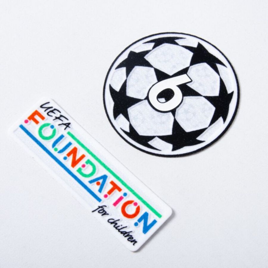 Liverpool Darwin 9 Home 2024/25 Patches UCL UEFA Foundation (Official Printing)