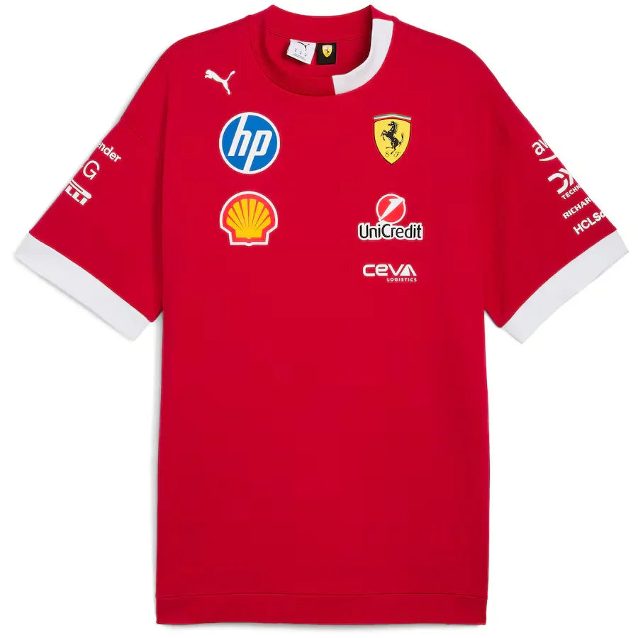 Scuderia Ferrari F1 2025 Team Set Up T-shirt Formula 1