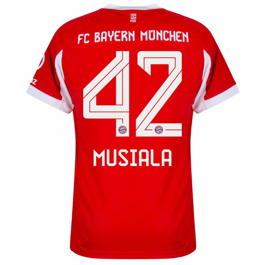 Bayern Munich Home Musiala 42 Fan Jersey 2025/26