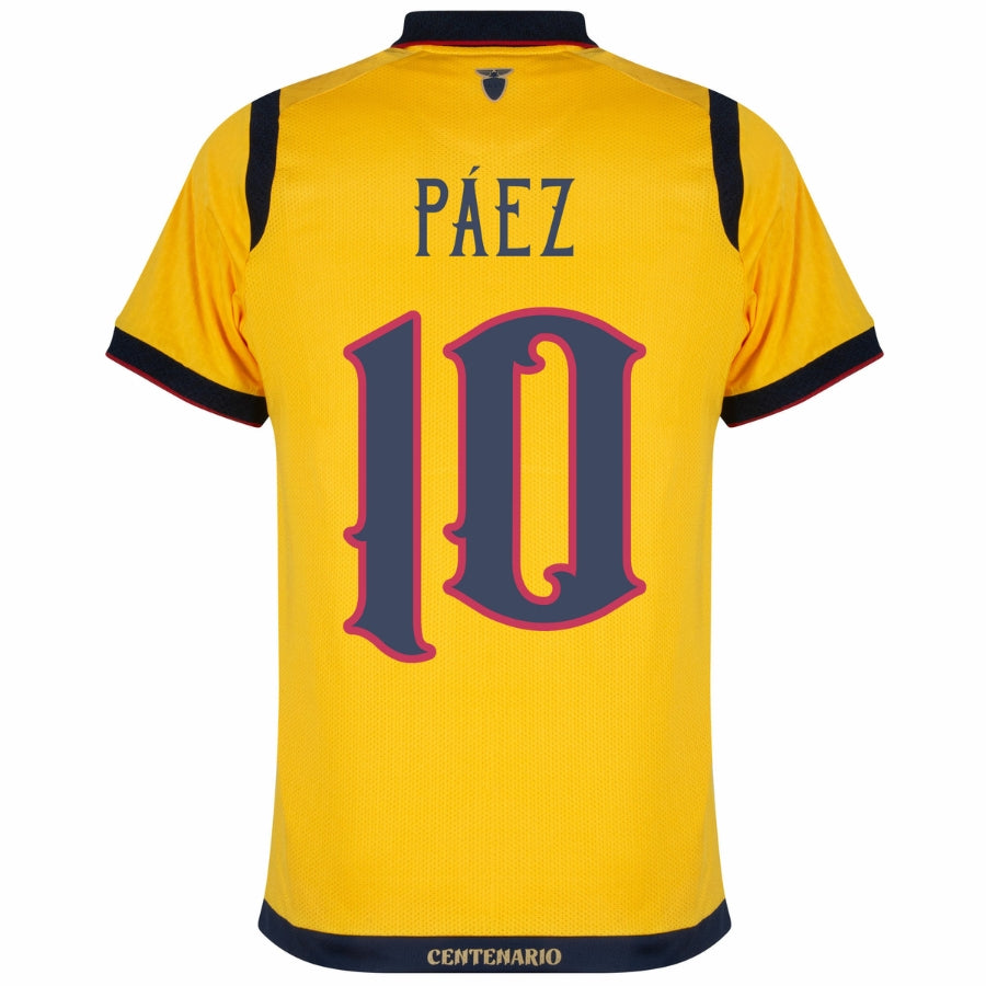 Ecuador Centenary Home Paez 10 Fan Jersey 2025/26