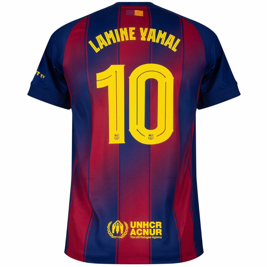 Barcelona Lamine Yamal 10 Home Fan Jersey 2025/26