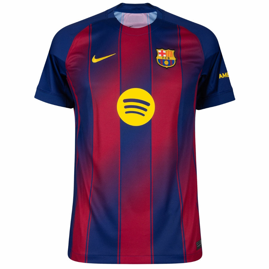 Barcelona Lamine Yamal 10 Home Fan Jersey 2025/26 - Patchs UCL UEFA