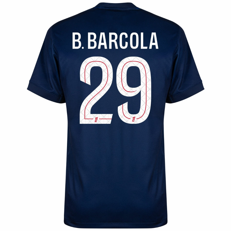 PSG Barcola 29 Home Fan Jersey 2025/26