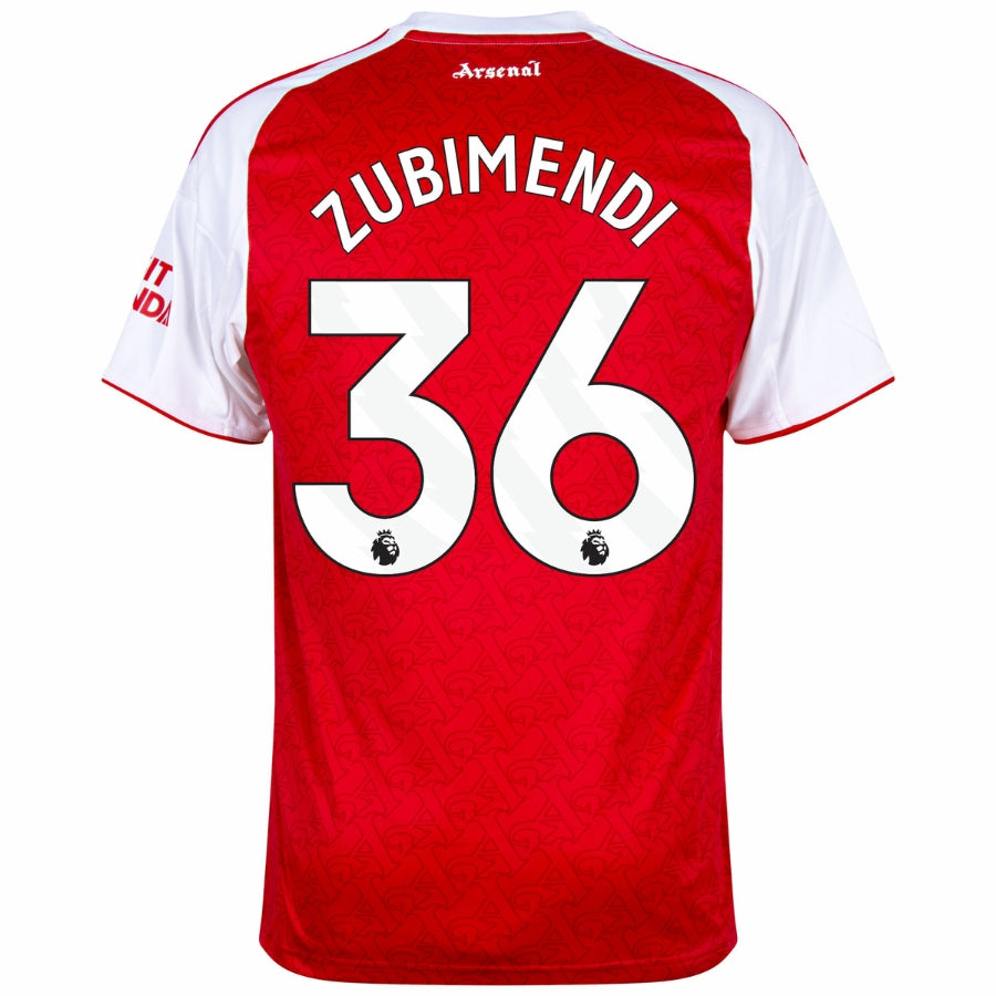 Arsenal Zubimendi 36 Home Fan Jersey 2025/26