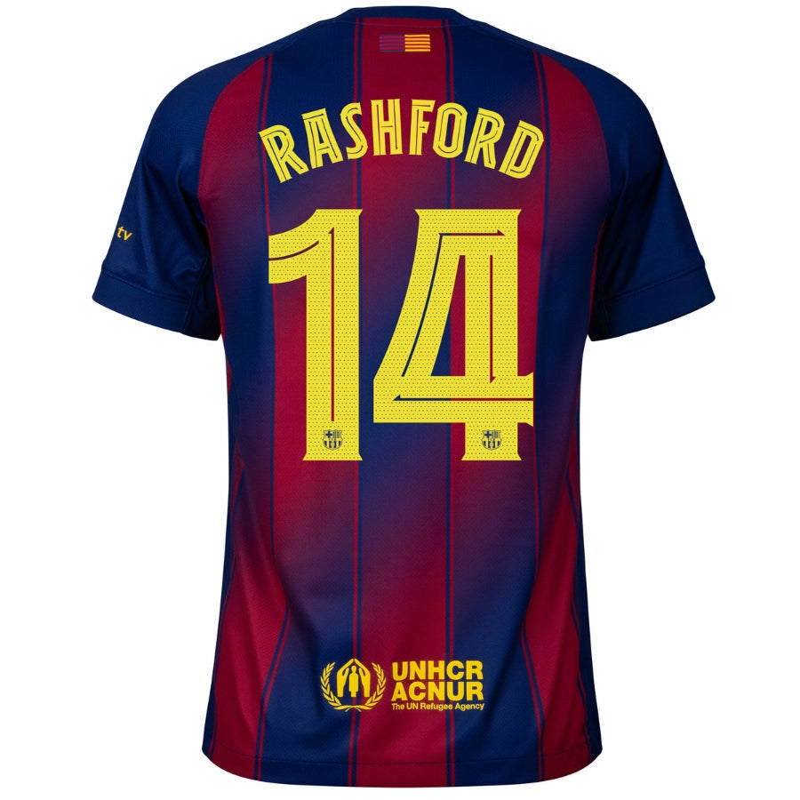 Barcelona Home Rashford 14 Home Fan Jersey 2025/26