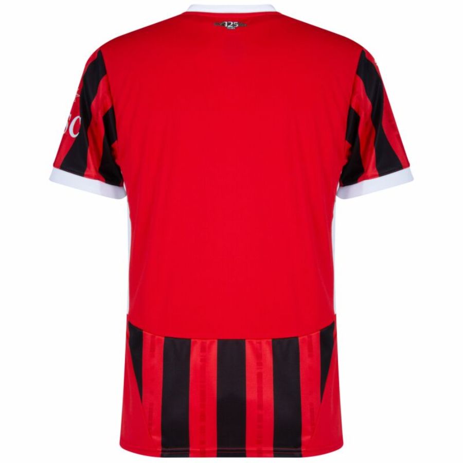 AC Milan Home Fan Jersey 2024/25 Patches UCL UEFA Foundation (Official Printing)
