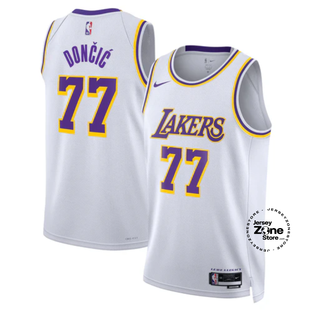 Luka Dončić - Los Angeles Lakers Association Edition 2024 NBA Jersey - White - Unisex