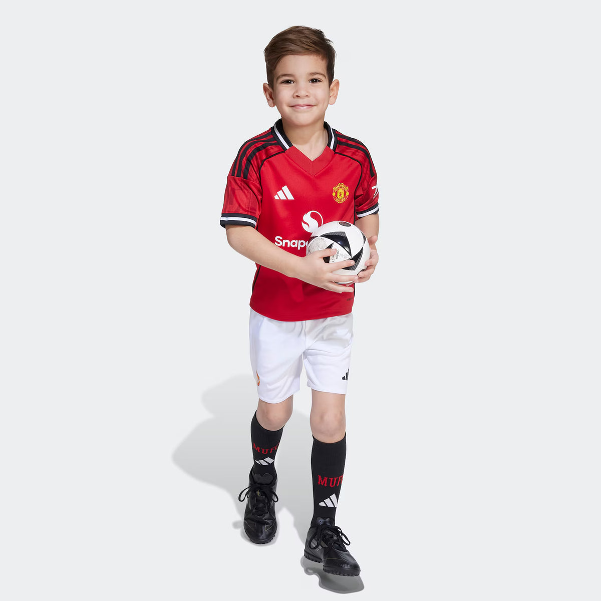 Kid's Manchester United Home Jersey 25/26