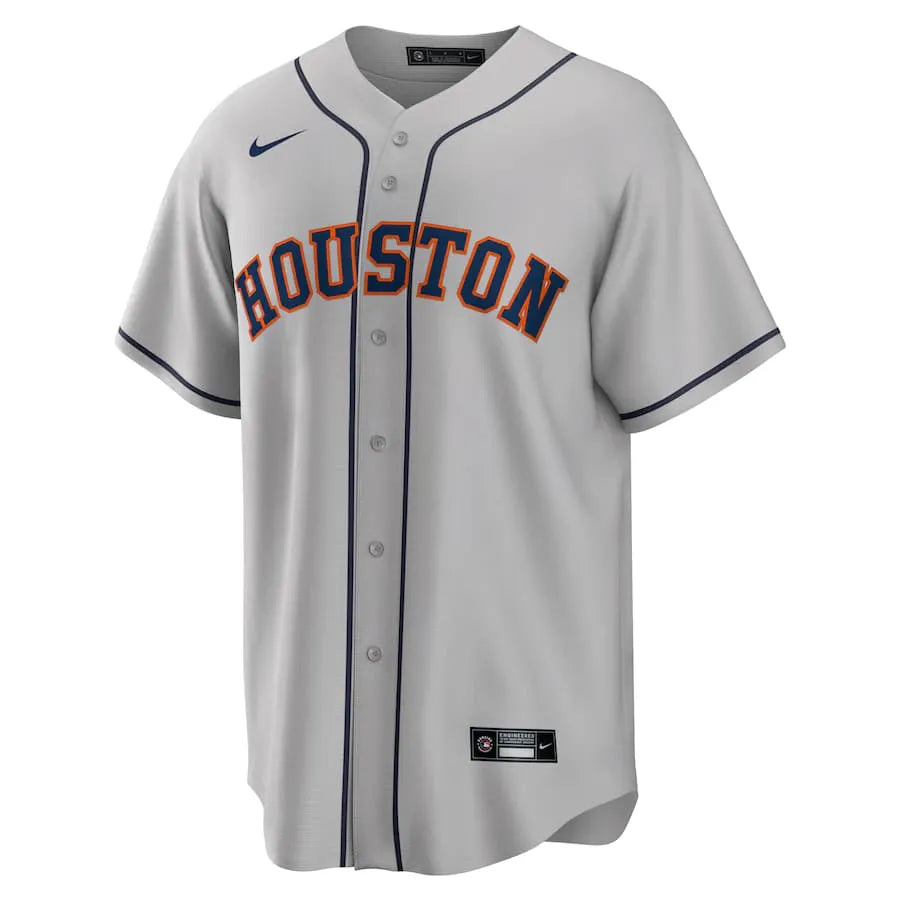 Jersey MLB Houston Astros Nike II Torcedor Masculina Cinza