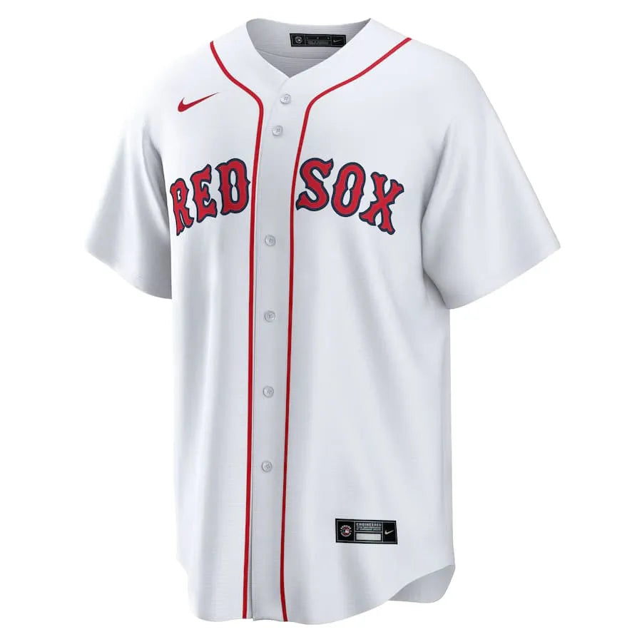 Jersey MLB Boston Red Sox I Nike Torcedor Masculina Branca