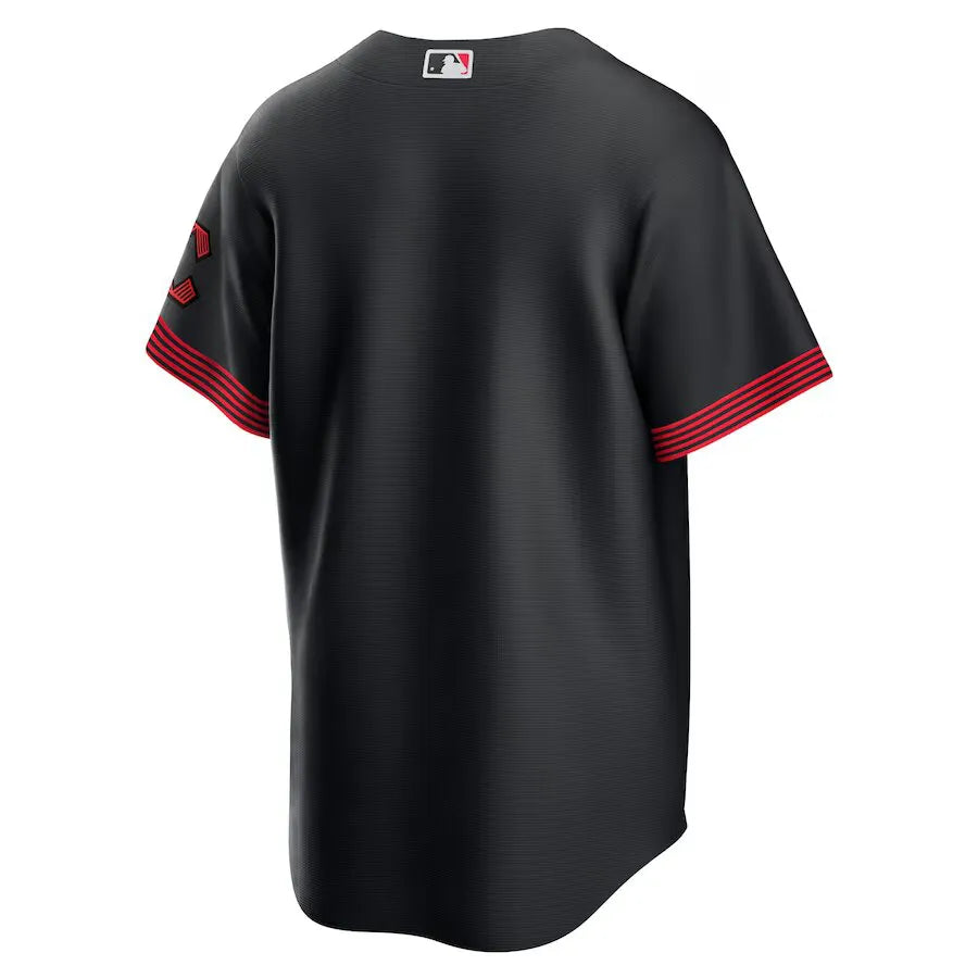 Jersey MLB Cincinnati Reds Nike Connect City Torcedor Masculina Preta