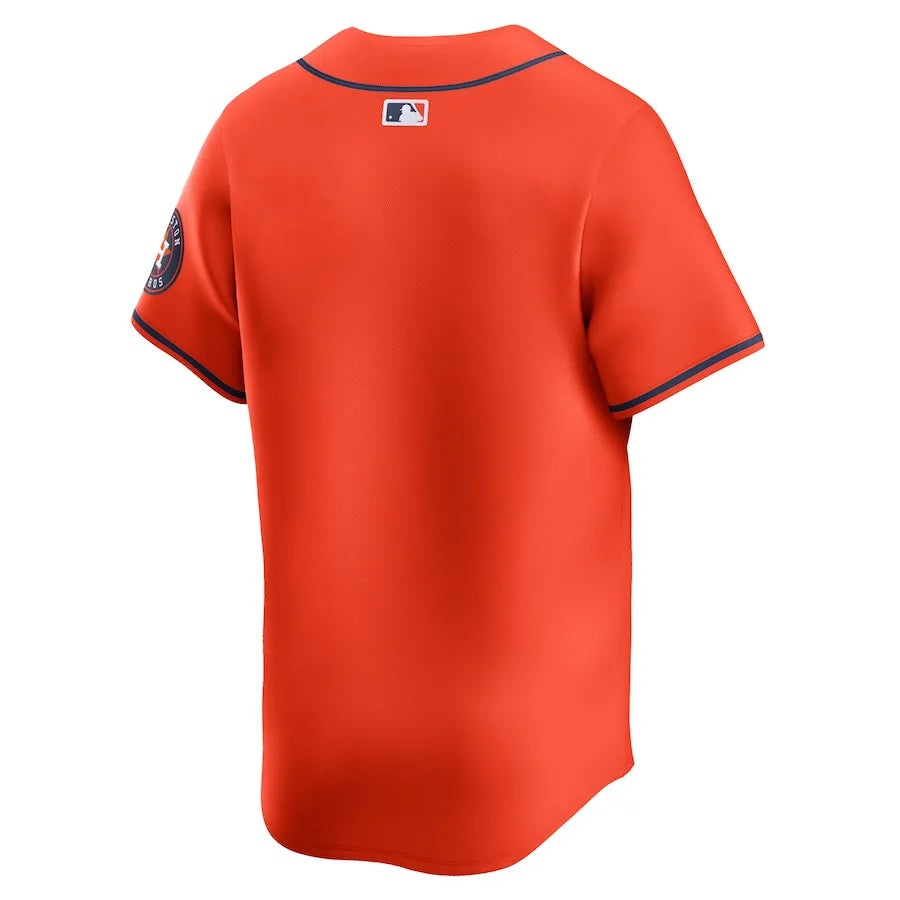 Jersey MLB Houston Astros Nike Orange Alternate Limited Masculina Laranja