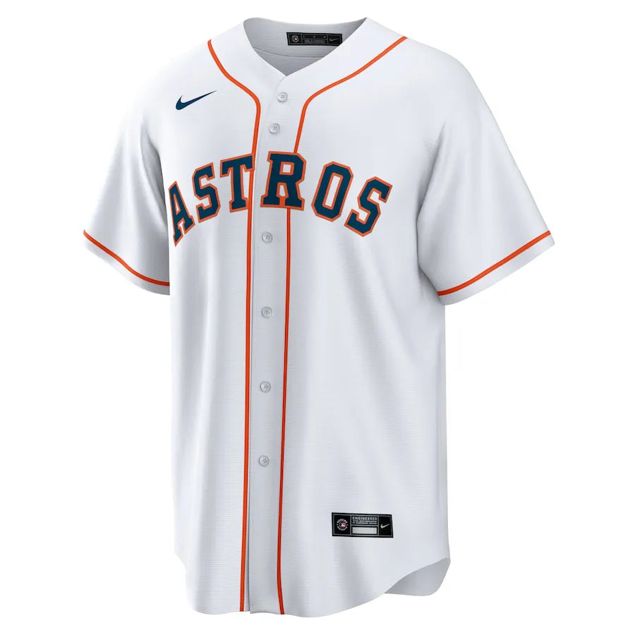 Jersey MLB Houston Astros Nike White Home Torcedor Masculina Branca