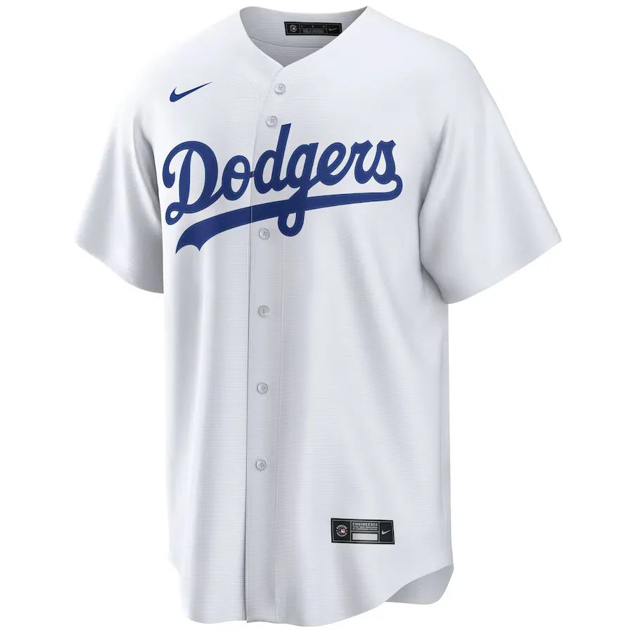Jersey MLB Los Angeles Dodgers I Nike Torcedor Masculina Branca Shohei Ohtani 17