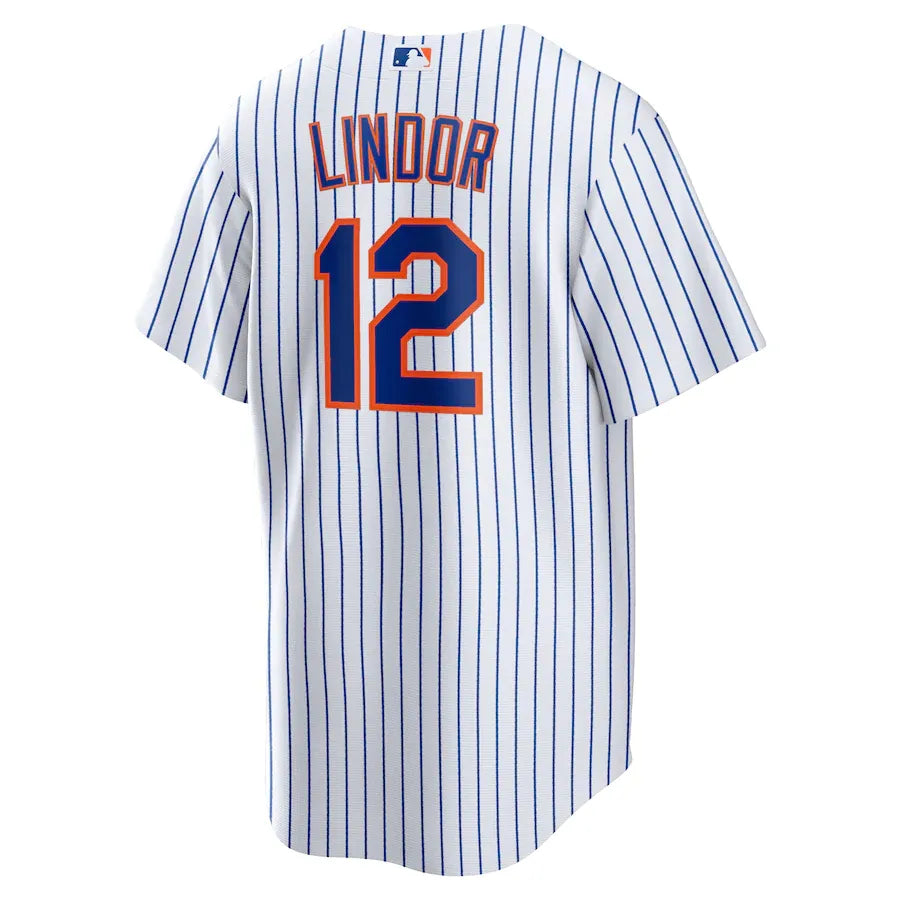 Jersey MLB New York Mets Nike I Torcedor Masculina Listrada Francisco Lindor 12
