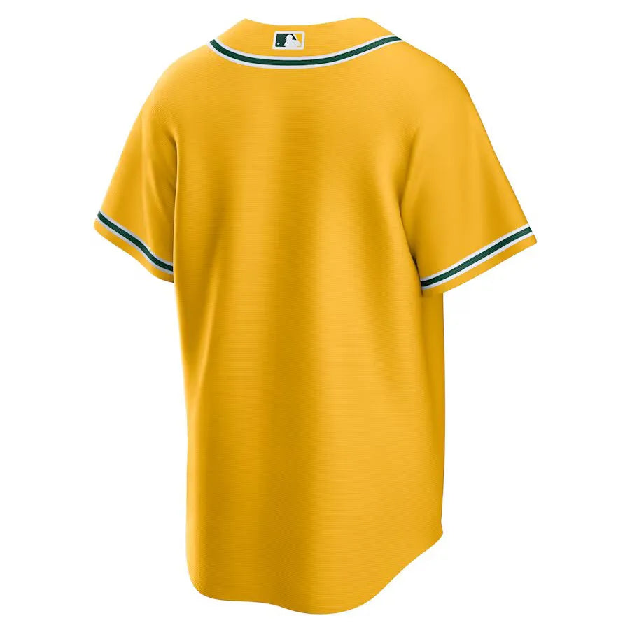 Jersey MLB Oakland Athletics Nike Alternate Torcedor Masculina Amarela