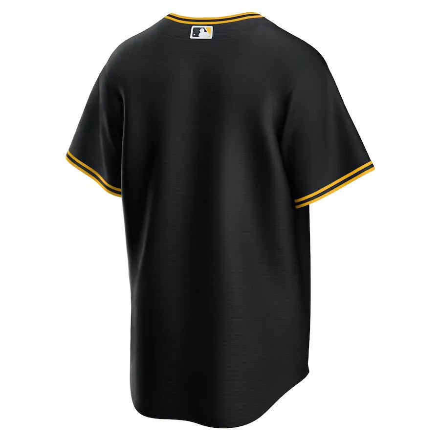 Jersey MLB Pittsburgh Pirates Nike Black Alternate Torcedor Masculina Preta