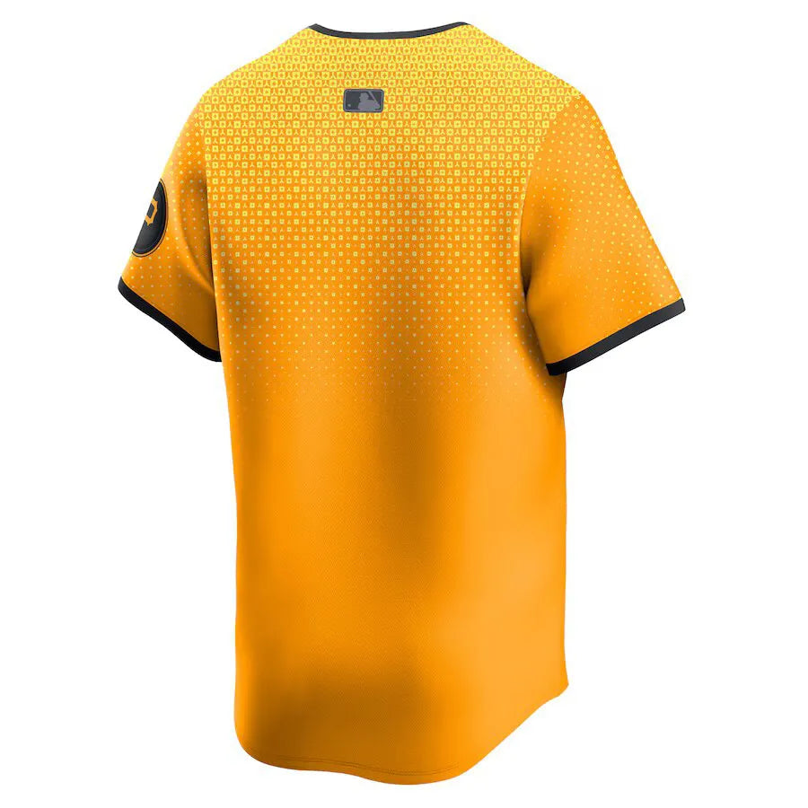 Jersey MLB Pittsburgh Pirates Nike Gold City Connect Torcedor Masculina