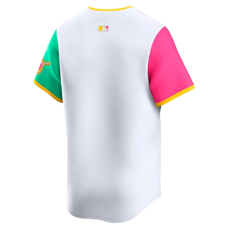 Jersey MLB San Diego Padres Nike City Connect Torcedor Masculina Branca
