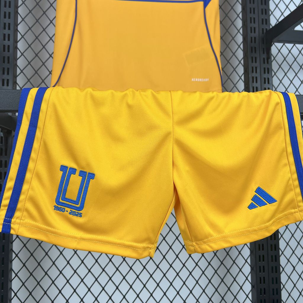 Tigres UANL 2025/26 Home Kids Kit