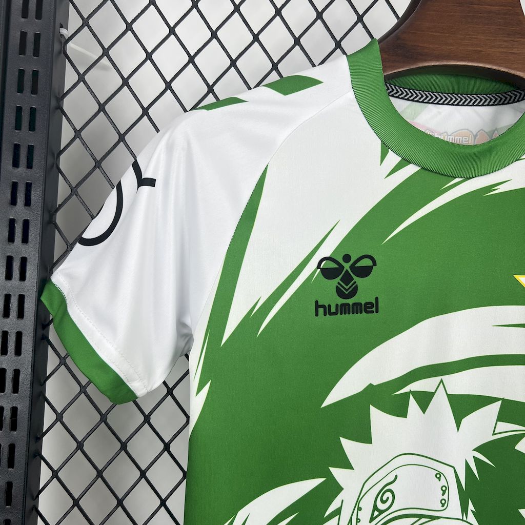 Real Betis 2025/26 Hummel x Limited-edition Naruto Kids Kit